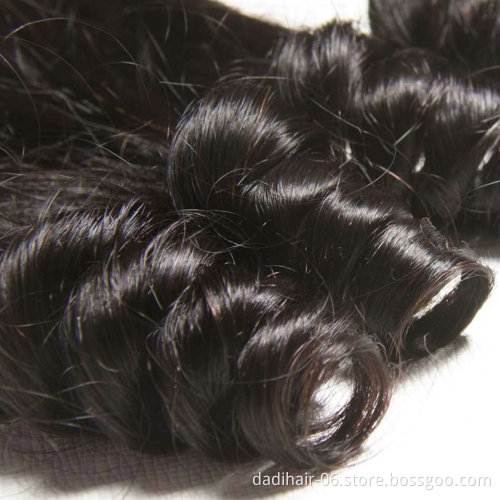 wholesale indian bouncy curl human hair 4x4 closure for wig,natural color funmi wave 4*4 lace closure by hair weaving
